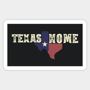 TEXAS HOME (light) Sticker